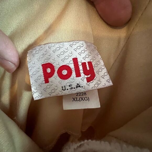 Vintage Poly One Shoulder Dress - Picture 2 of 3